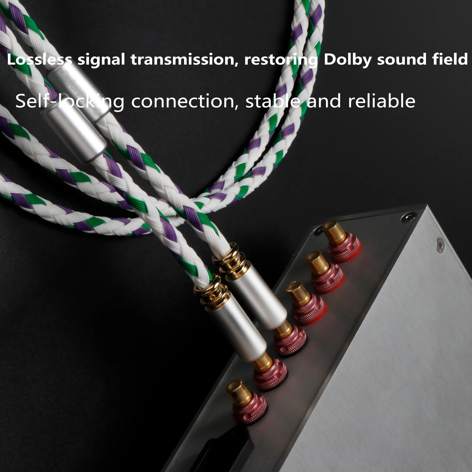 Pair Preffair OCC Copper hifi Audio Cable RCA to RCA Analog Interconnects Cable Hi-End Performance Signal RCA Wire