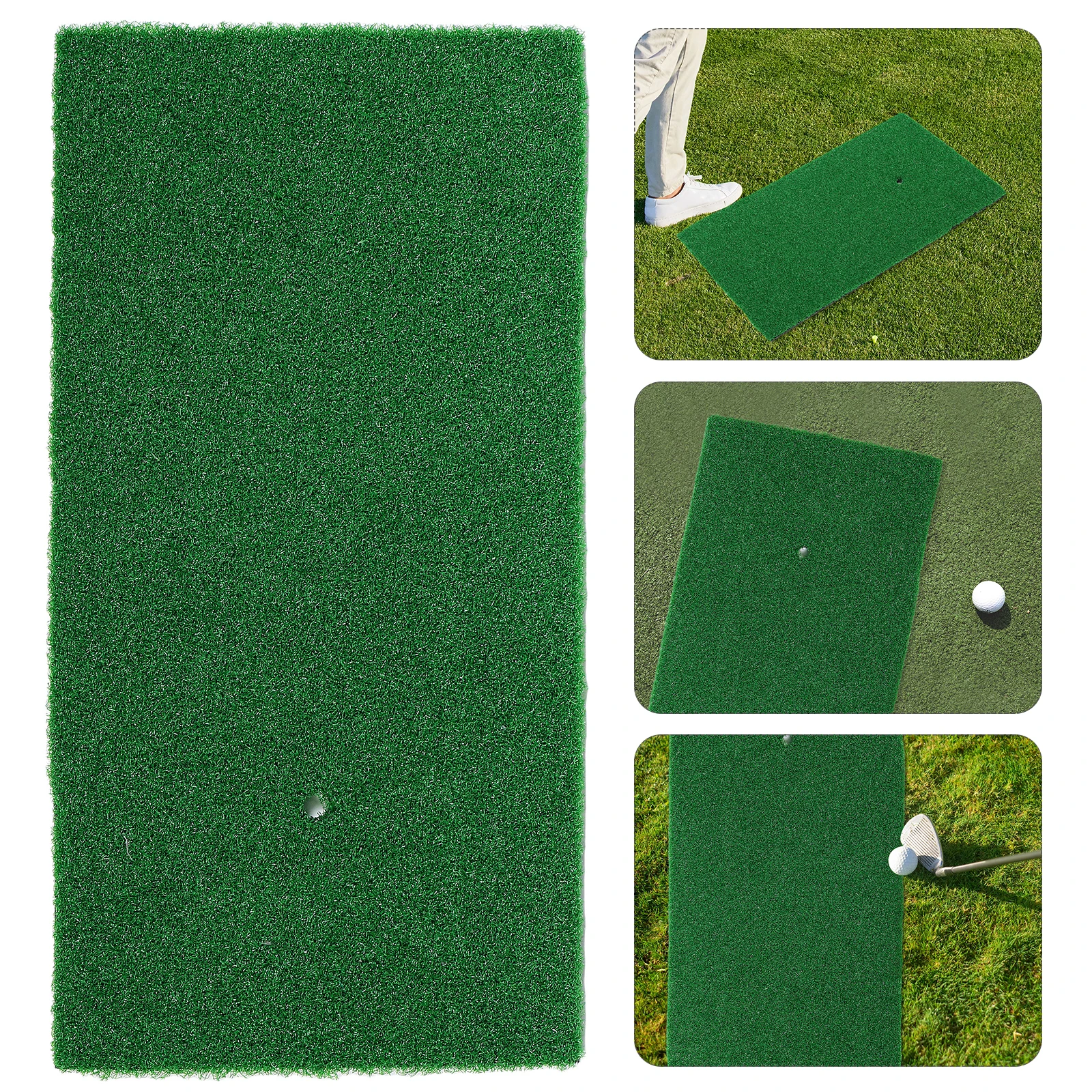 

1pc Golf Practice Mat Portable Artificial Turf Training Pad Swing Green Hitting Chipping Game Skill Improvement