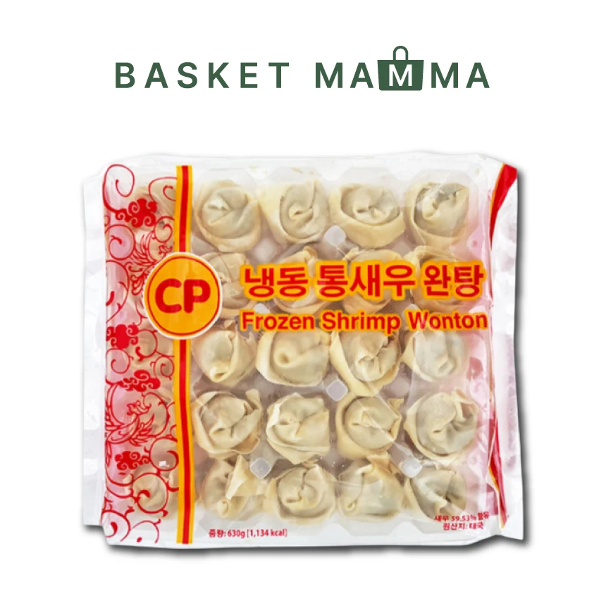 Wonton de Camarones Cp 630g, Sopa Incluida, Sopa de Dumplings, Dumplings de Camarones, Sopa de Dumplings