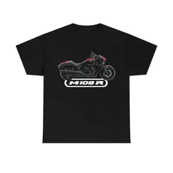 Intruder M109R Heavy Cruiser Motorbike Muscle Motorcycle T-Shirt 100% Cotton O-Neck Summer Short Sleeve Casual Mens T-shirt
