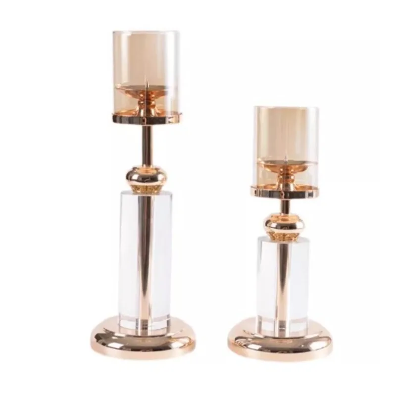 

Хрустальный подсвечник, украшение для обеденного стола, прикроватный столик, настольное украшение, элитный нишевый подсвечник для ароматических свечей