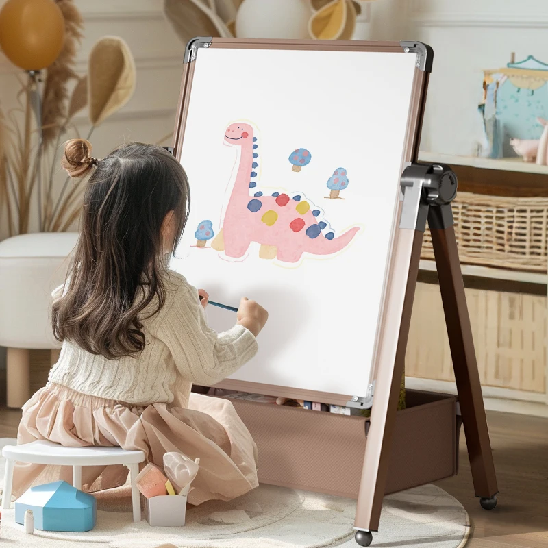 

Детская магнитная двусторонняя доска для рисования Baby Heaven and Earth, стираемая, с подставкой, оптом