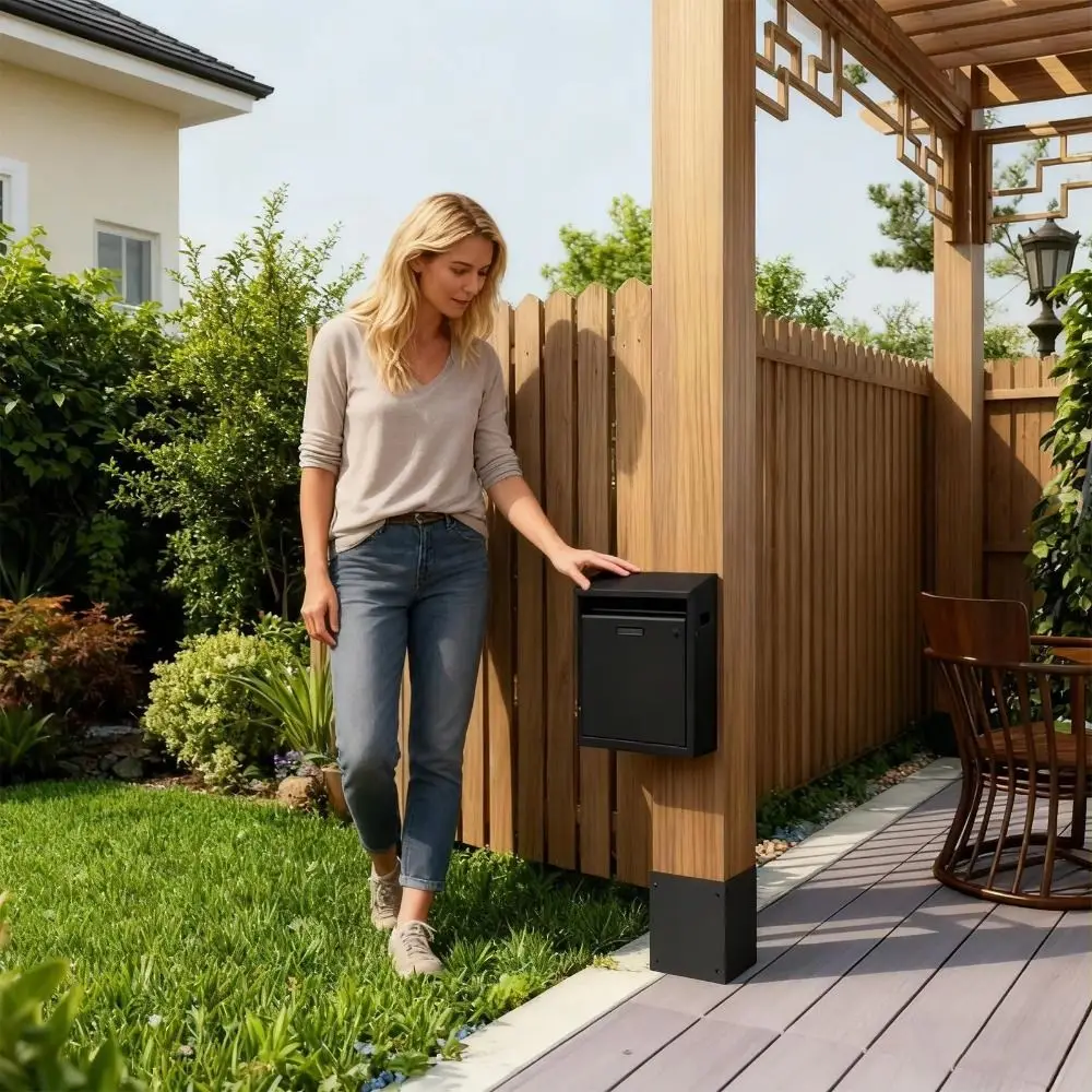 Adjustable Post Protector Kit Metal Rust Proof Post Bracket Scratch Resistant Stainless Steel Post Mount Outdoor Use