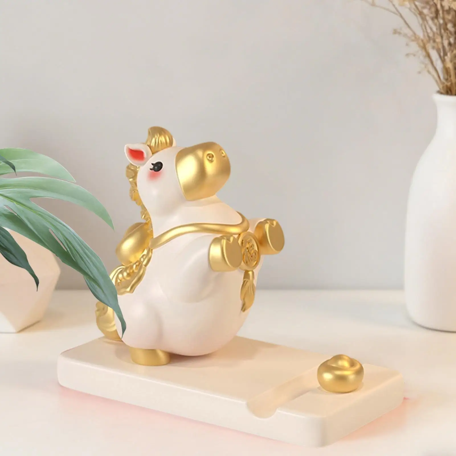 

Милая подставка для телефона с дизайном лошади, крепление для мобильного телефона, благословение богатства, милый держатель для телефона для девочек-подростков, детей, женщин, домашний туалетный столик, офис