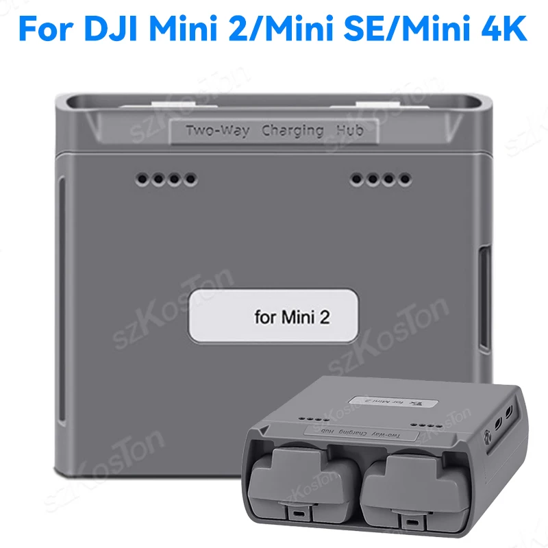 Two-way Charging Hub Battery Intelligent Charger for DJI Mini 4K/MINI 2/Mini 2 SE Charging Butler Power Bank Drone Accessories