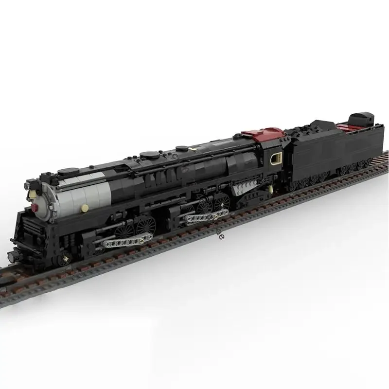 

Новый город, технический поезд, железная дорога, Moc, дуплекс, модель паровоза, головоломка на заказ, сделай сам, креативные идеи, детская игрушка, подарок на день рождения