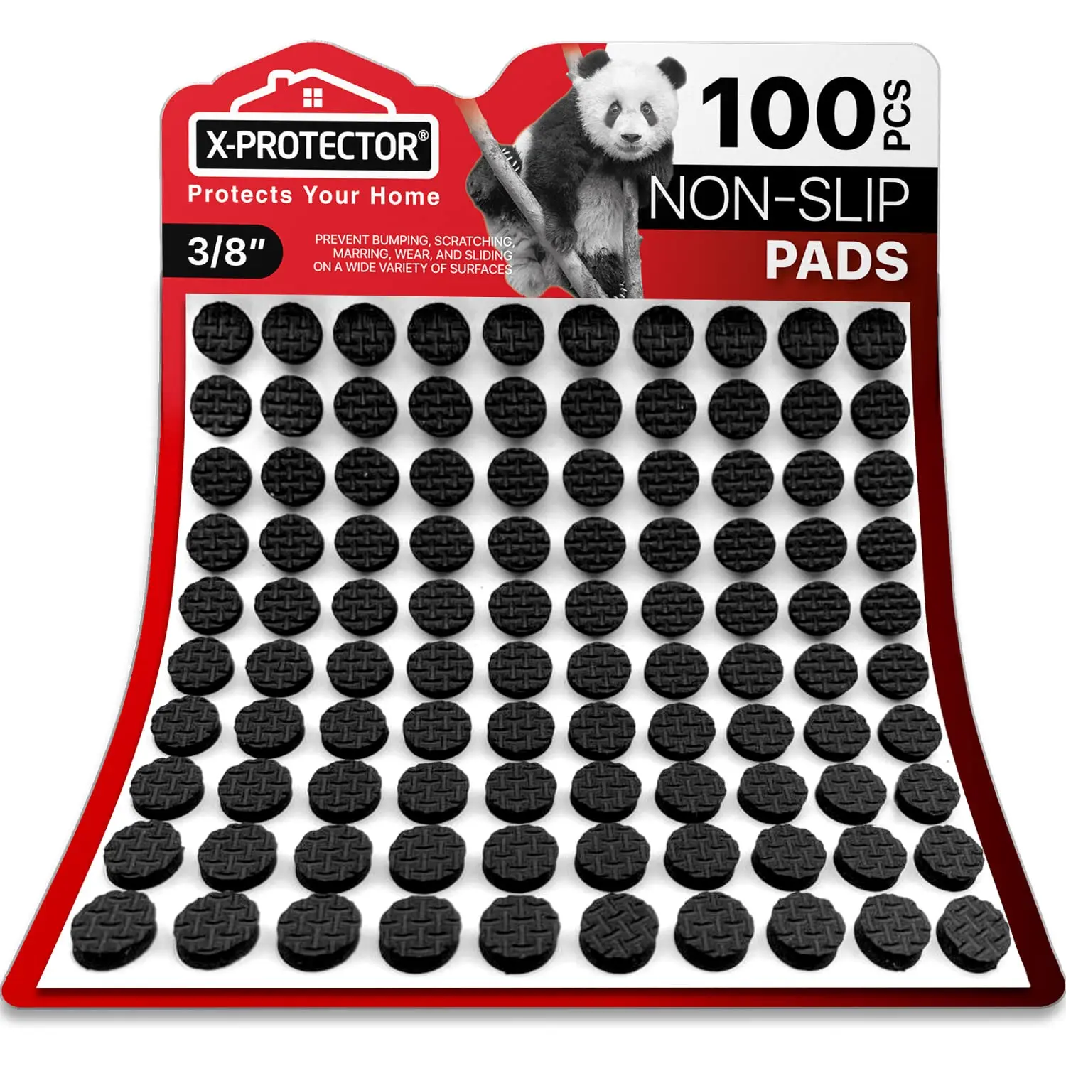 

100 шт. маленьких черных резиновых накладок, самоклеящиеся точки 3/8 дюйма для снижения шума и защиты поверхности дверей шкафов