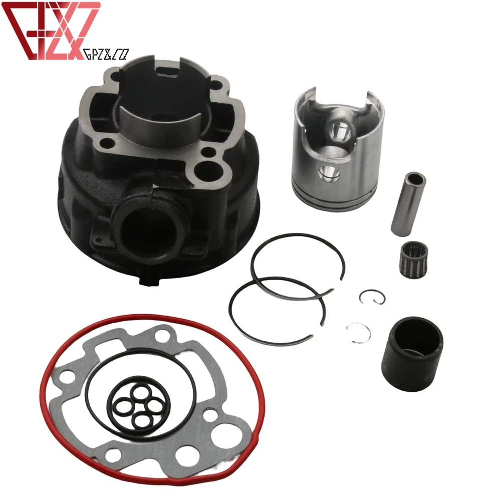 90cc 49mm Big Bore Cylinder Kit For MBK X-Limit Enduro SM X-Power 50cc Minarelli AM6 2-Stroke 1E40MB Engine