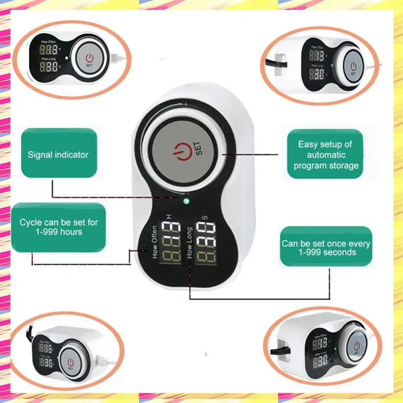 ABJJ New Smart Drip System Automatic Watering Device Garden Water Pump Controller For Potted Plant Flower