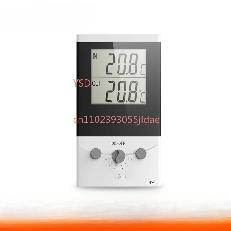 DT-1 High-Precision Electronic Thermometer (with Probe, Supports Dual-Channel Temperature Measurement