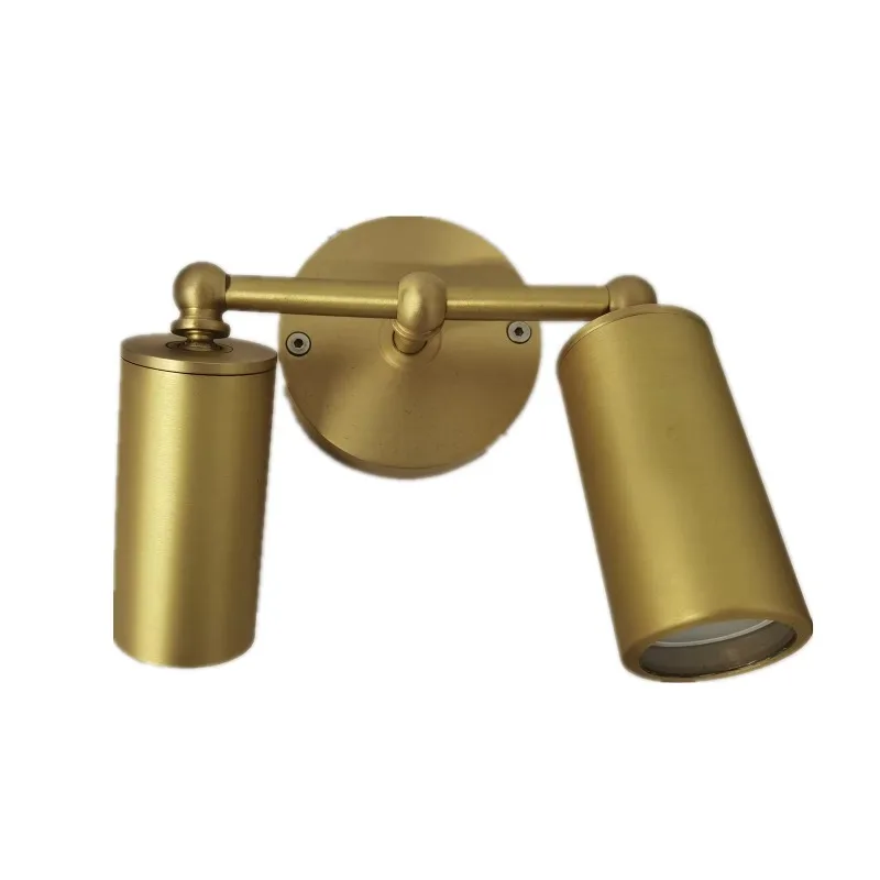 Die-Cast Brass Antique Bronze Modern Outdoor Porch Up and Down Wall Sconce Light for Corridor Balconies Terraces Lighting