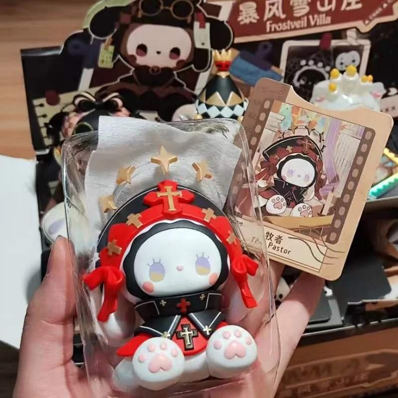 إيما سيكريت فورست سنو بليزارد ماونتن سيريز صندوق أعمى نمط داكن تمثال ديكور غرفة الكرتون لعبة Mdel هدية عيد ميلاد للأطفال