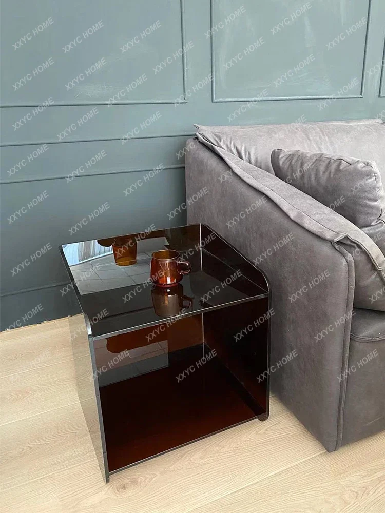 

Скандинавский акриловый светильник, роскошная прикроватная тумбочка для спальни, мини-угловой столик, креативный маленький диван, шкаф на заказ