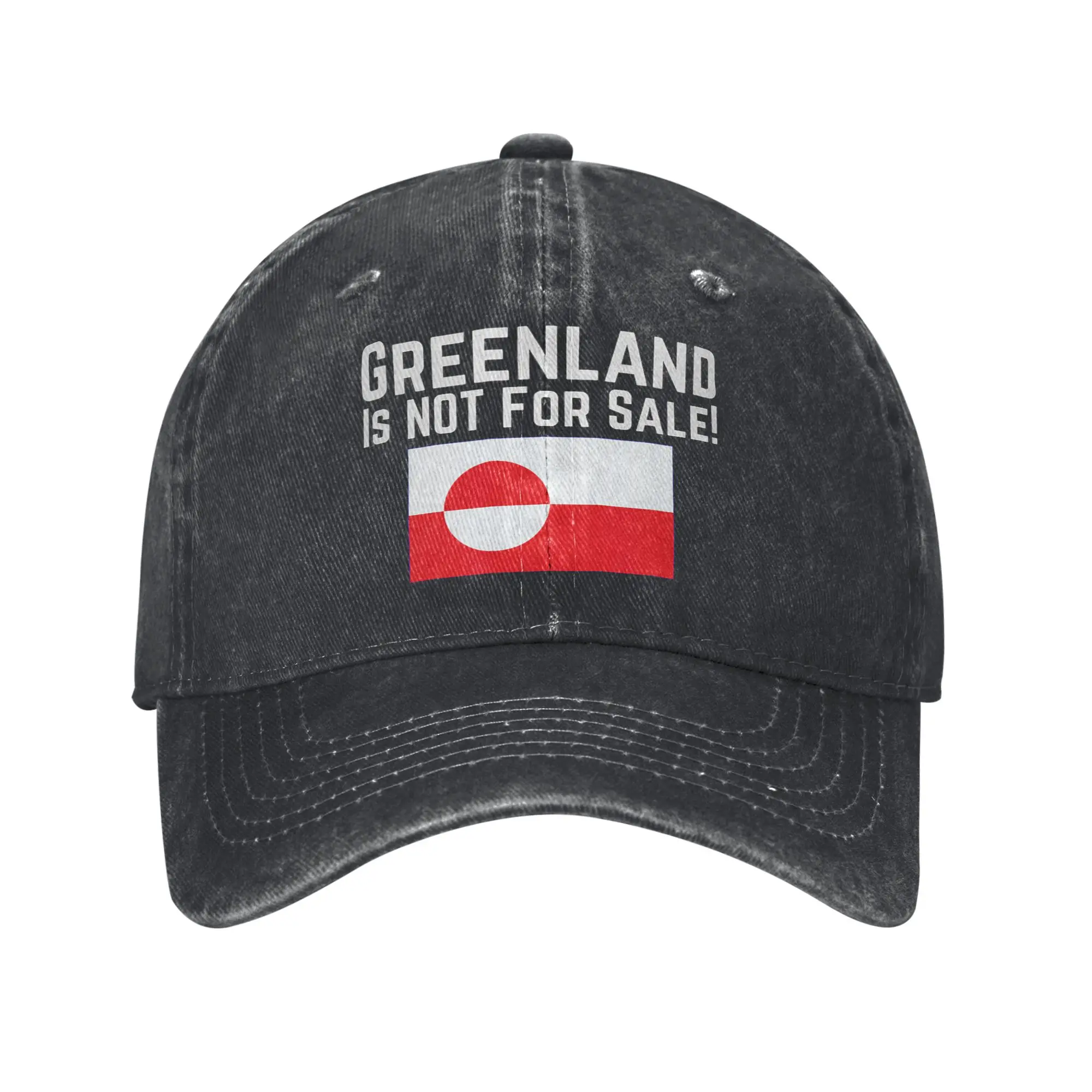 Grönland-Flagge, nicht zum Verkauf, Politik, Oberteile und Accessoires, Baseballkappen, Outfits für Männer und Frauen, verstellbare Trucker-Hüte