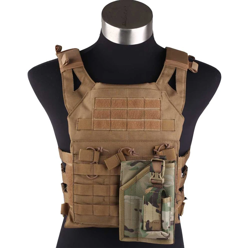 Emersongear MOLLE Holster L Seal Version Vertical Side Drop  Pouch Handgun Mag Case Magzine Bag Camping Hunting