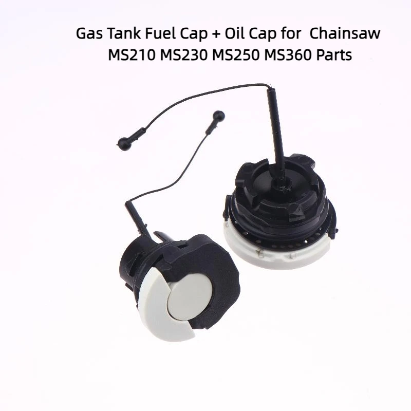 2Pcs/set Fuel Cap Oil Cap For SH MS210 MS230 MS240 MS250 MS360 MS192T 034 036 Chainsaw Replace Part