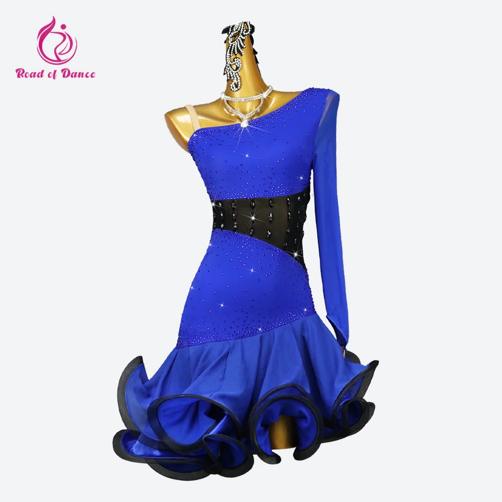 

Latin Dance Dress Women Sport Party Clothes Girls Ballroom Competition Samba Costume New Sexy Stage Evening Skirt 2024 Line Suit