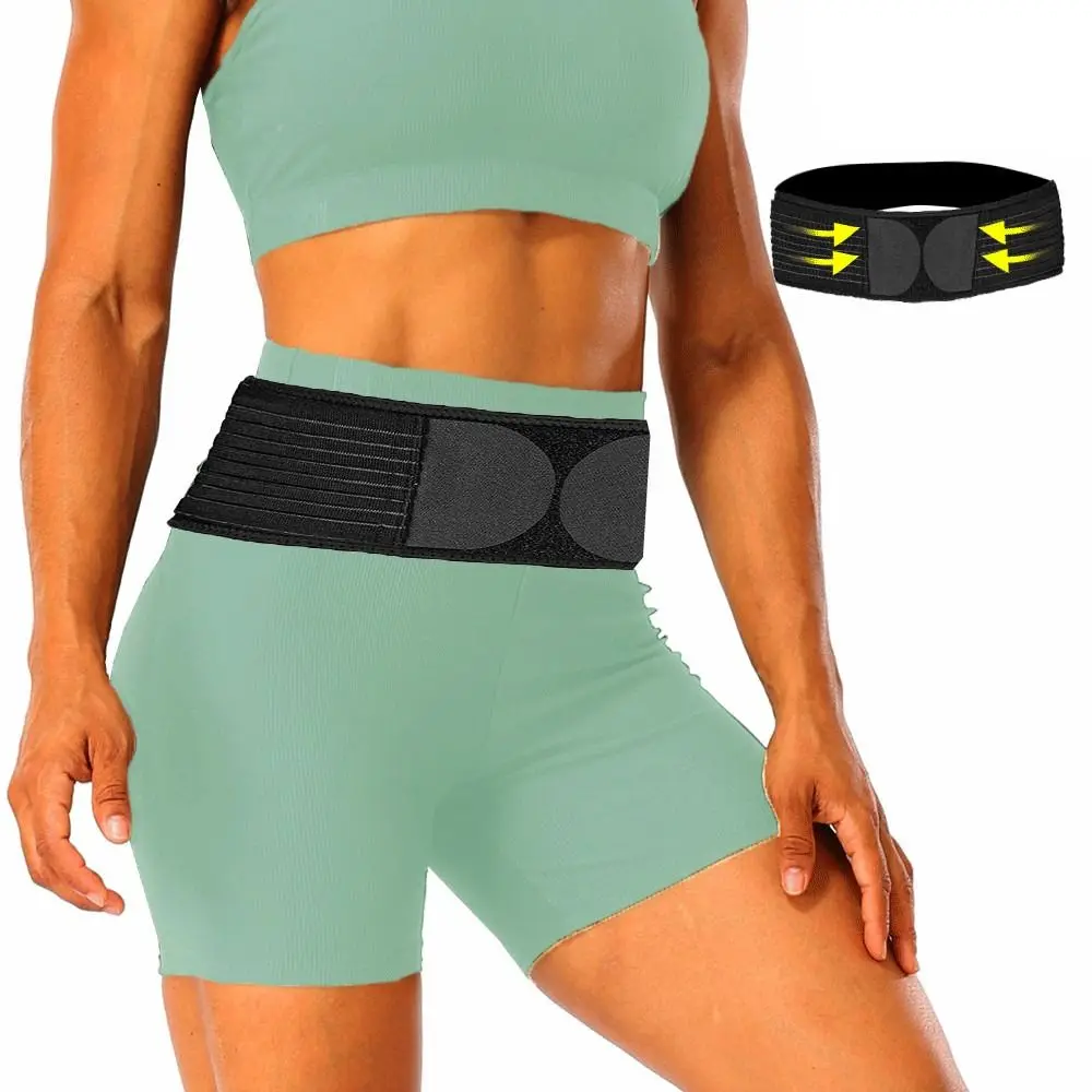 اللياقة البدنية تنفس الحوض السفلي Sacroiliac آلام المفاصل دعم محول الفرقة الخصر ختم حزام الورك القطني
