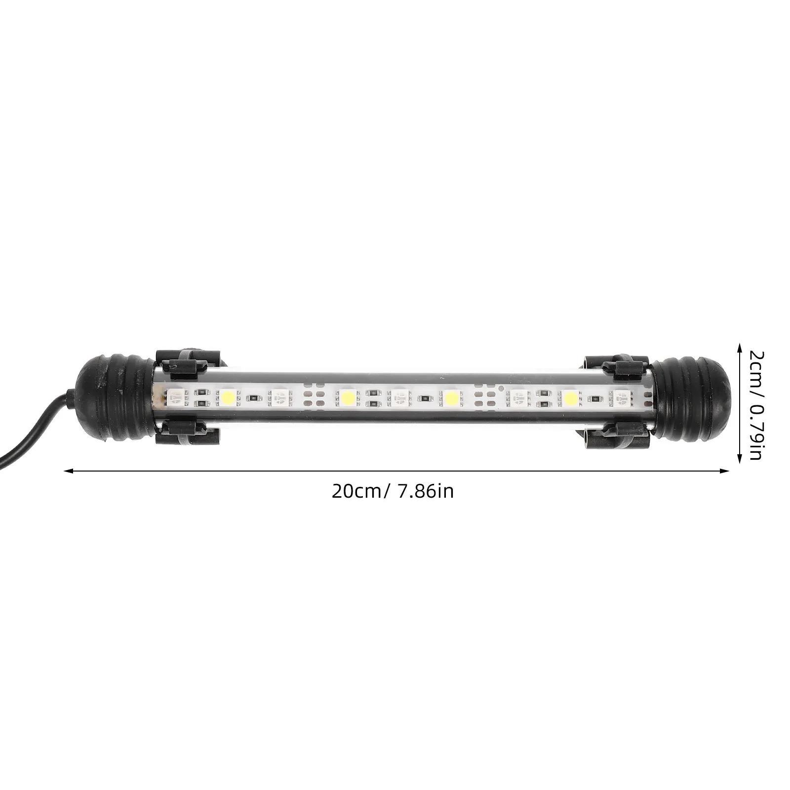

LED Aquarium Light USB White Blue Low Power Consumption Fish Tank Lamp Aquarium Lamp Stable Illumination for Plant Growth
