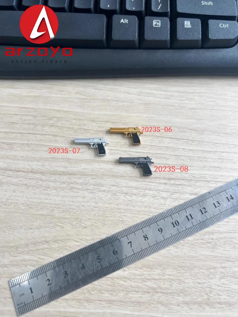 2023s Serie 1/12 Schaal AK47 Revolver Pistool Wapen Model Accessoires Fit 6 ''Man Vrouwelijke Soldaat Action Figure speelgoed