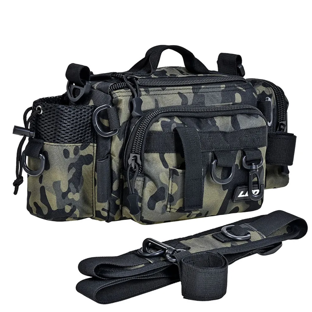 

Fishing Tackle Bag Organizer Multifunctional Waterproof Oxford Cloth Single Shoulder Bags Fishing Gear Accessories