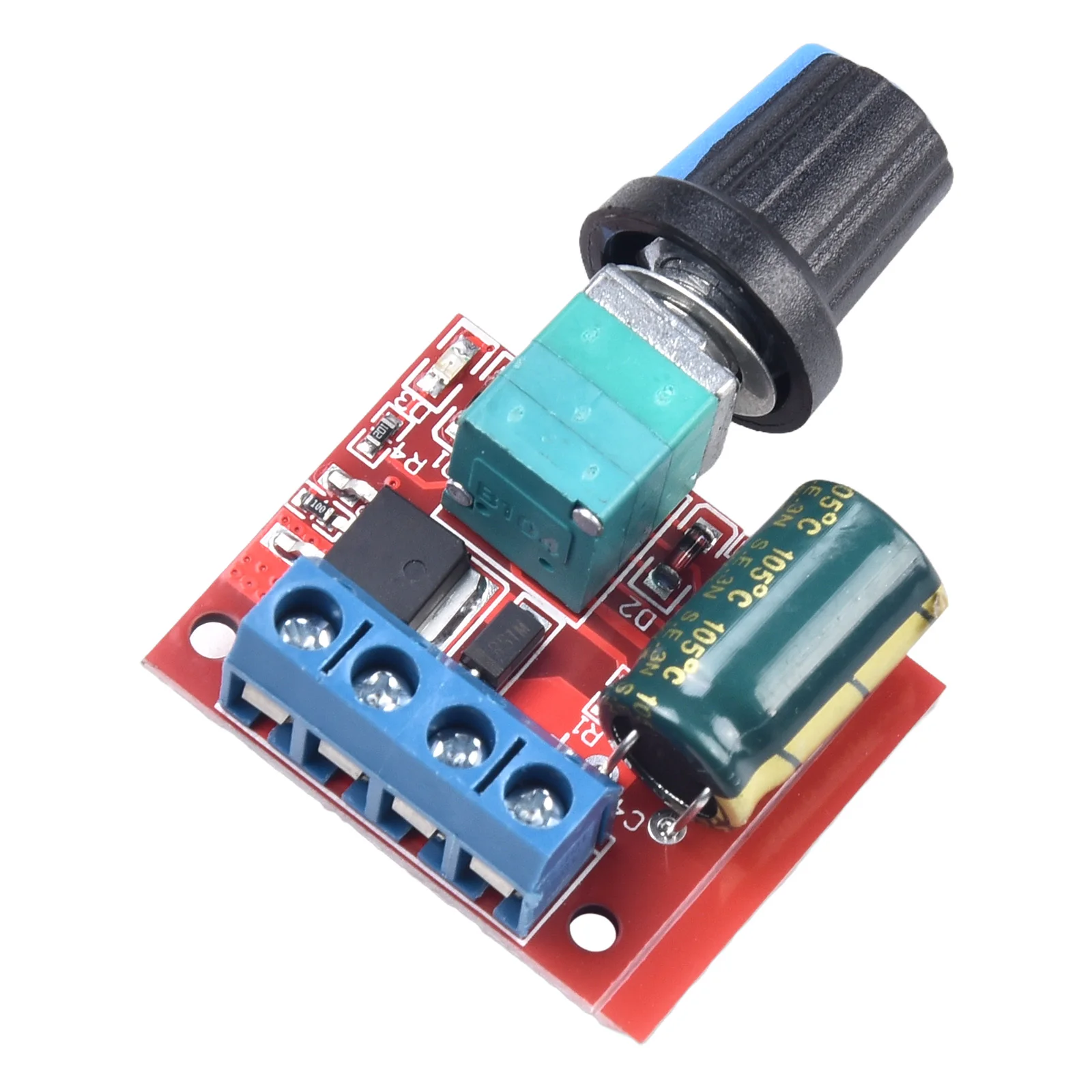 1pc Quality Current PWM Speed Control Switch For DC Motor - Up To 5A Adjustable 30*30*30 Mm Electrical Equipment Supplies