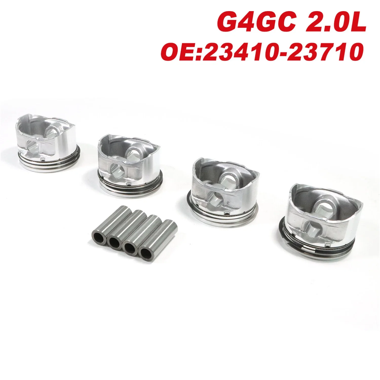 STD أجزاء محرك السيارات المكبس ومجموعة الحلقات لشركة هيونداي كيا 2.0L L4 16V الغاز 2.0 L G4GC 1995-2012 OE 23410-23710 S2080170 #2