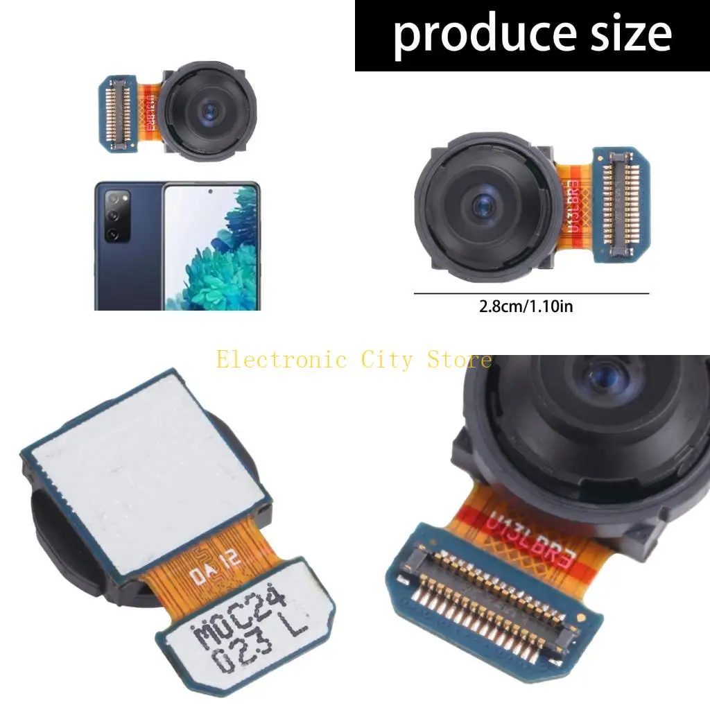 

Rear Camera with Ribbon Cable for S20 FE Replacement Wide Angles Back Camera Module Cellphone Repair Parts HU8D