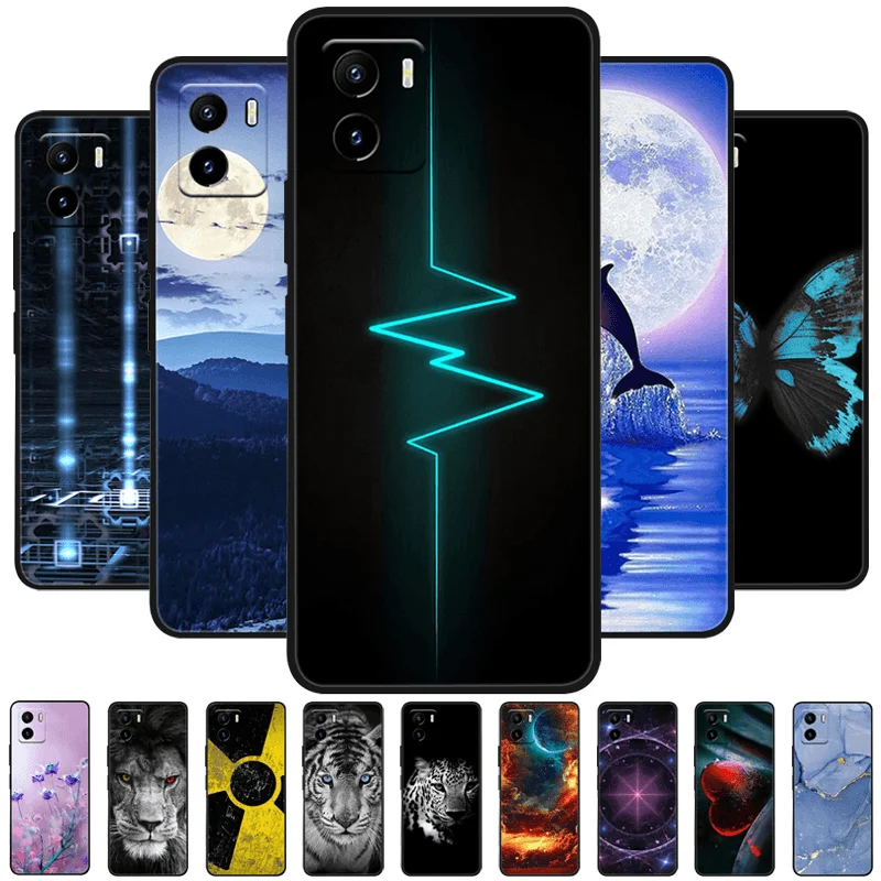 For VIVO Y15s Y15c 4G Case V2120 V2134 Matte TPU Soft Silicone Thin Lens Protection Phone Cover For Vivo Y15 4G Bumper Fundas