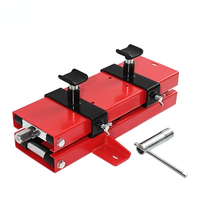 1100 фунтов мотоциклетный ножничный подъемник, стальная конструкция, широкая палуба, булавка, маленькая подъемная платформа для ремонта автомобилей