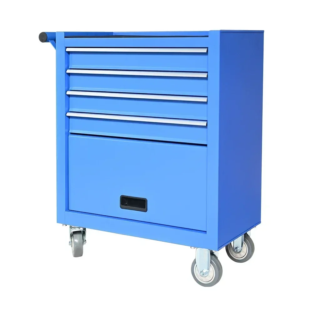 Quality Black4-Drawers Steel Auto Repair Tool Cabinet Tool Trolley
