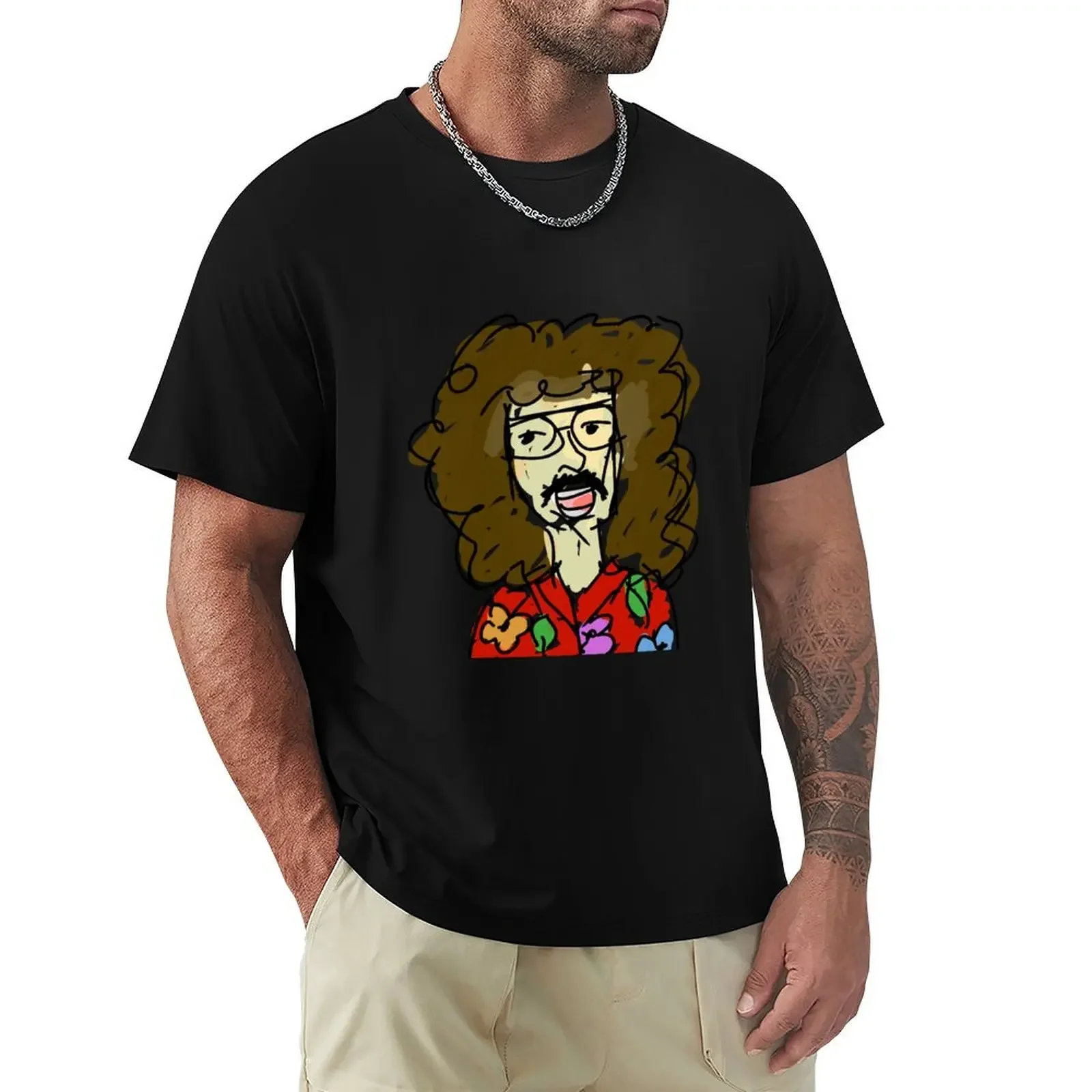 Weird al Yankovic T-Shirt anime plain customs design your own fitted t shirts for men