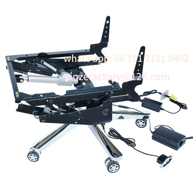 

Customizable electric office chair steel frame retractable charging electric function sofa iron frame accessories