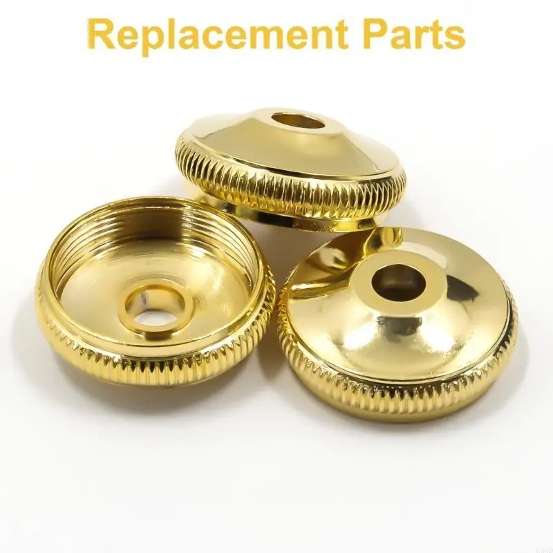 12Pcs Trumpet Piston Button Component Trumpet Buttons Trumpet Part Button Buckle Press Cover Musical Instrument Button