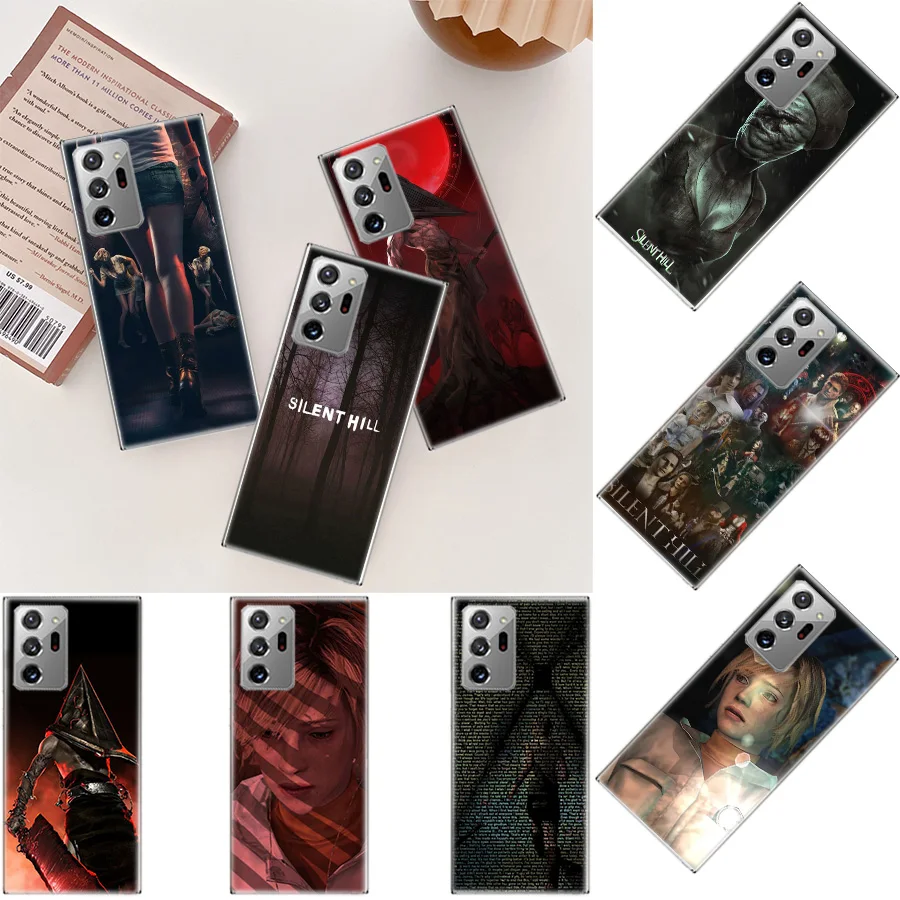 Games S-Silent Hill Phone Case For Galaxy A15 A25 A35 A55 A05S A70S A50S A40 A30 A20E A20S A10 A90 5G J8 J6 J4 Plus F52 F62 C