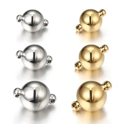 5 pz/lotto in acciaio inox magnetico aragosta catenacci fibbia gancio convertitore connettori per gioielli fai da te fare accessori braccialetto