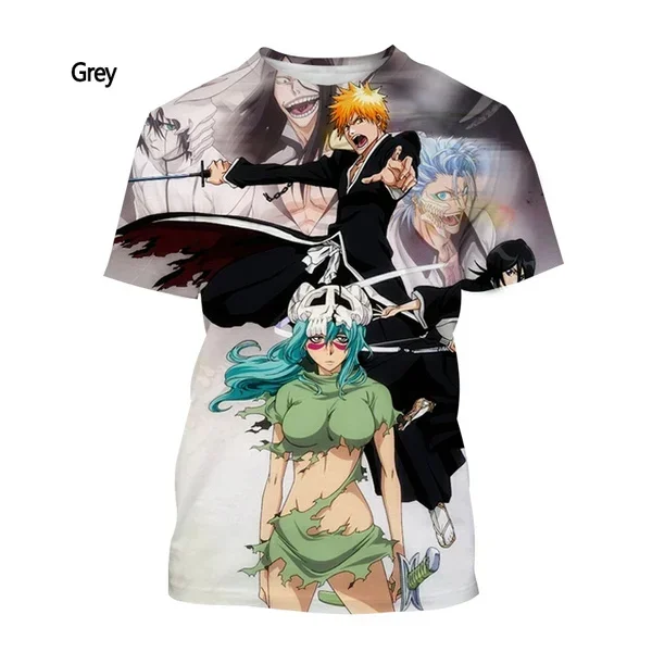 

A Casual Manicure Corte T-shirt from Nuova Estate, in the Style of Donna Japanese Anime BLEACH Printed 3D T-shirt