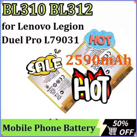 BL310 BL312 for Lenovo Legion Duel Pro L79031 Newly Upgraded Battery Replacement Mobile Phone Battery 2590mAh High-Capacity+tool