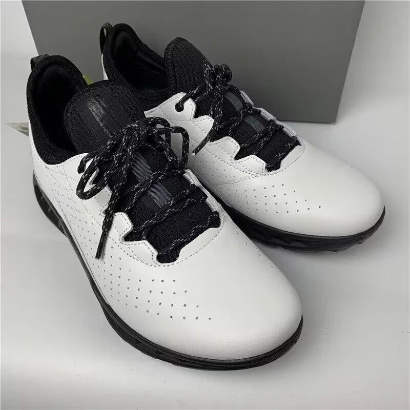 Sepatu Golf profesional pria wanita Sneakers Golf mewah kulit asli Alas Kaki Jalan