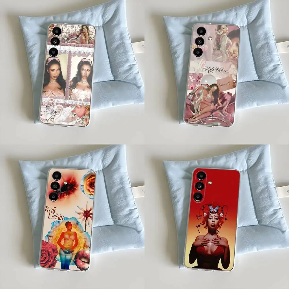 

Kali U-Uchis Sincerely Phone Case For Samsung S30,23,21,22,20, FE lite,S10,9,8,7 PIus Note20ultra Transparent