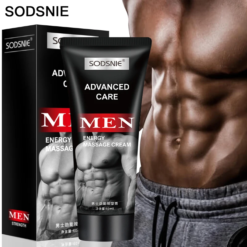 Men's Abdominal Muscle Cream Anti Cellulite Slimming Fat Body Firming Strengthening Belly Muscle Tightening Body Care 60ml