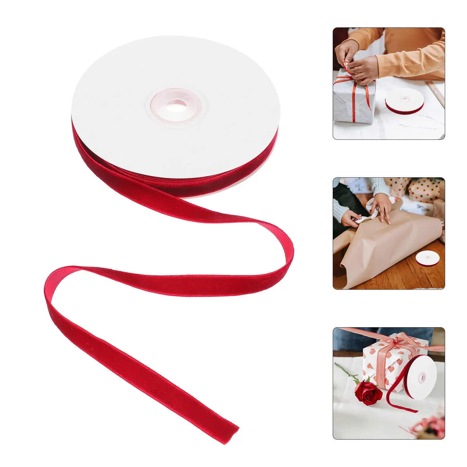 

1 Roll Packaging For Gift Wrapping Diy Craft Ribbon Festival Party Present Home Accessory Packing Box Ribbon