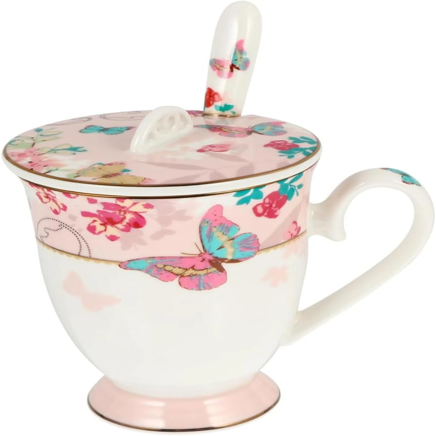 

Very Suitable Coffee Cup 1 Set - Stylish Ceramic Travel Mug with Saucers and Spoon for Coffee Shop Enjoyment