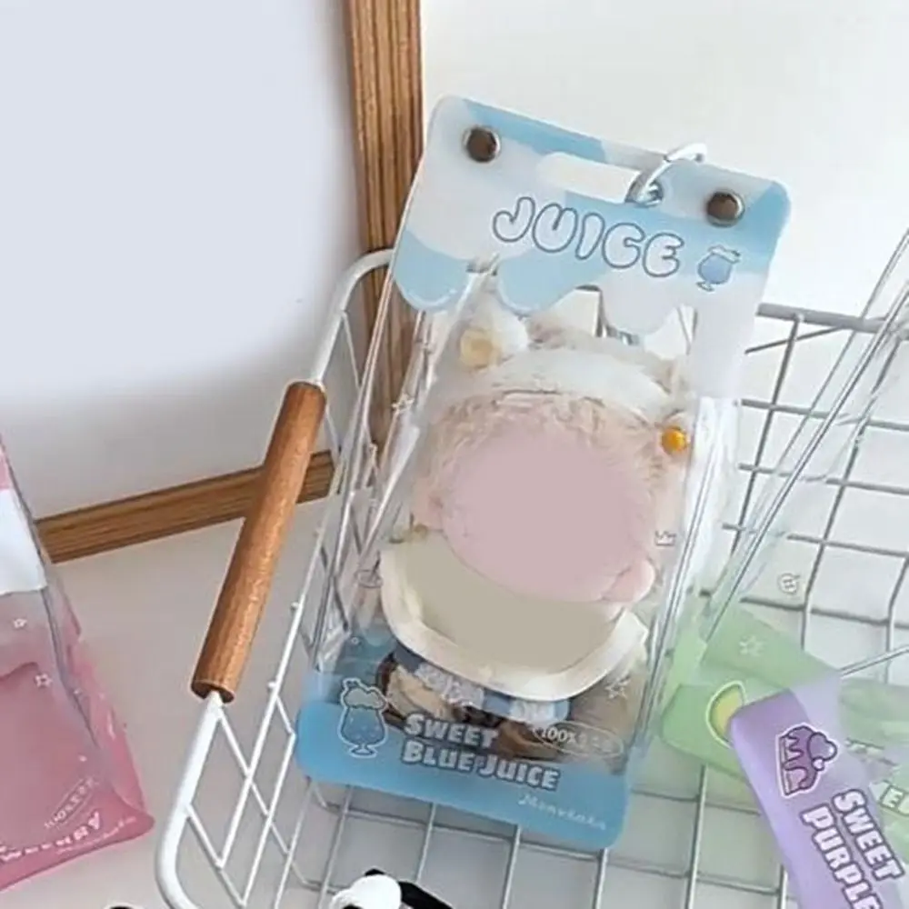 PVC ミニ人形収納ポーチ透明防塵人形外側バッグ再利用可能な吊り下げ可能なデータケーブル収納袋人形収納