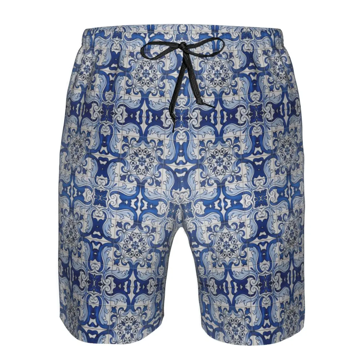 

Azulejo Lisbon Azulejos Lisboa Trunks Beach Board Shorts Casual Quick Dry Swimming Summer Men Pants