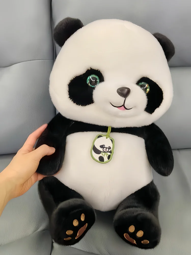 28/36/48/63/85cm Cute Round Fat Panda Plush Toy Kawaii Stuffed Animals Giant Pandas Plushies Doll Anime Soft Kids Toys For Girl