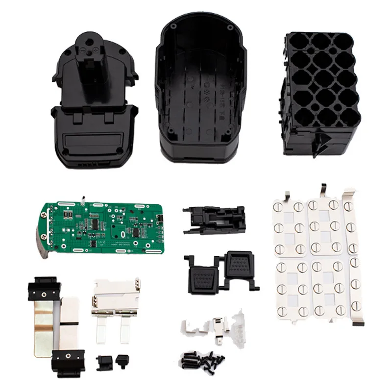 

P108 15*18650 Li-ion Battery Plastic Case Charging Protection Circuit Board PCB Box For RYOBI 18V P103 P118 BPL-1815 1820G ONE+