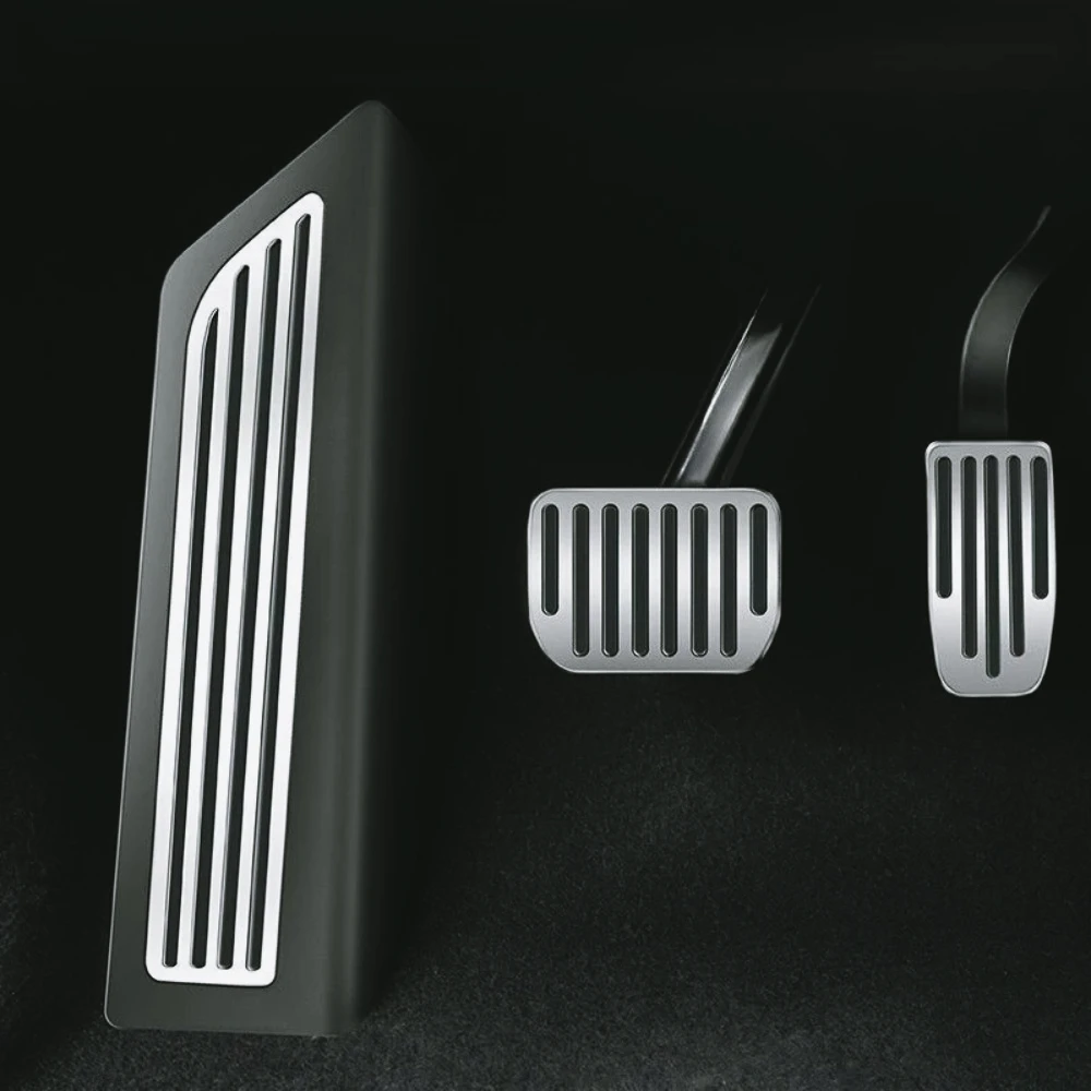 ZF-F Juego Pedales Antislizantes Aleación Aluminio para Tesla Mol 3 y Mol Y, Pedal Freno