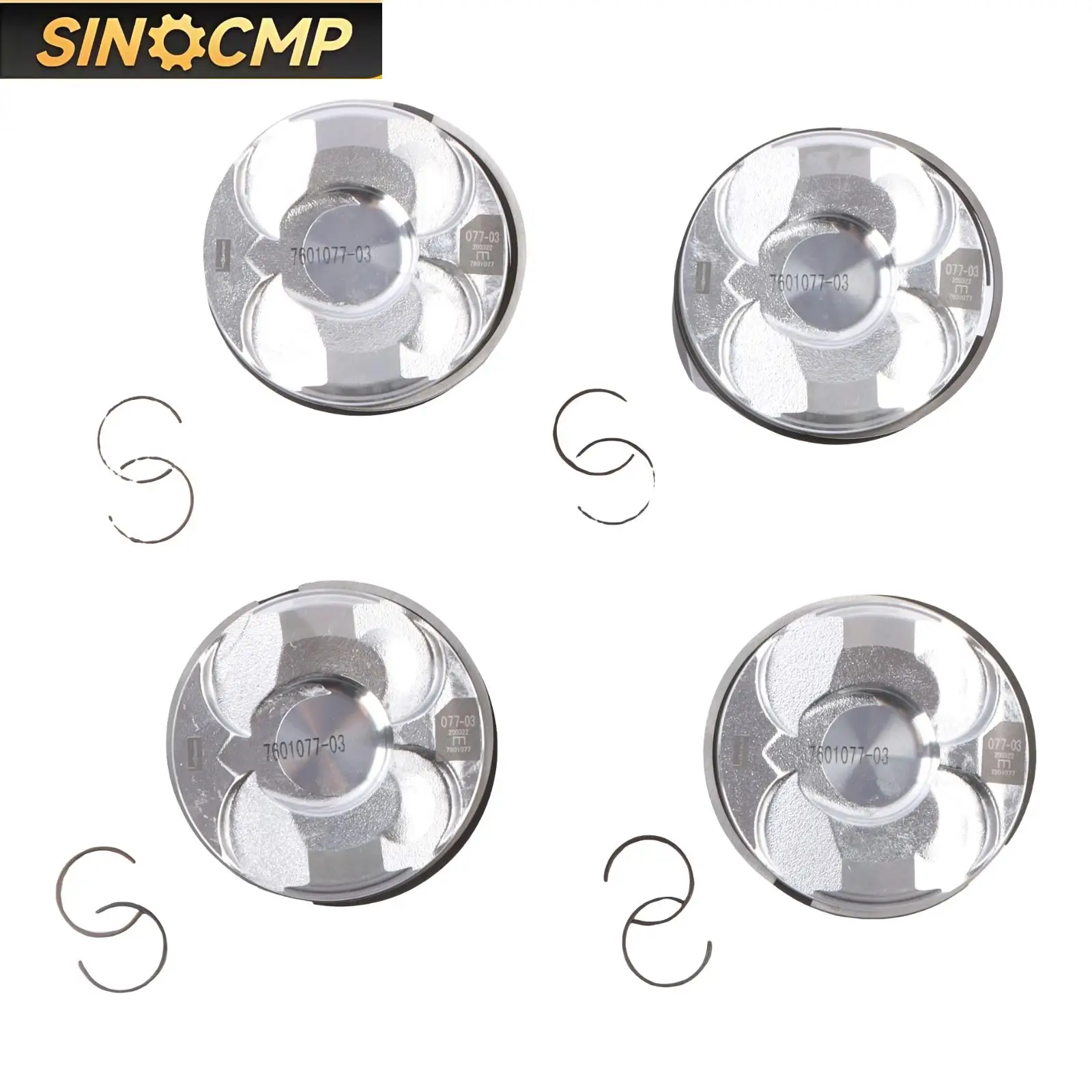 

11257601181 11257601077 Набор поршней и колец для двигателей MINI Cooper Countryman 2010-2016 Paceman N18 B16 A C STD, 4 шт.