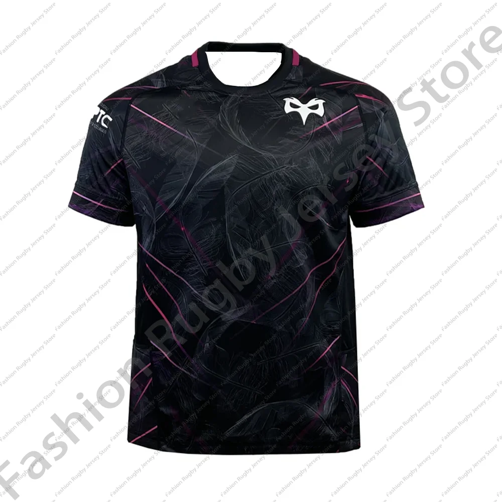 Ospreys Rugby Jersey Men Kids Children Tracksuit Sportwear Breathable Top Train Casual T Shirt Team Boys Tee Clothes Home Away